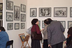 Выставка Маргариты Сюриной в рамках V ярмарки графических искусств - ХУДГРАФ-2010