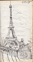 Margarita Siourina. Paris. Eiffel Tower. 1993