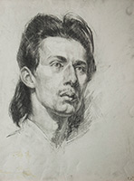 Маргарита Сюрина. Портрет молодого человека, 1989