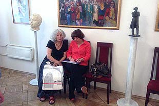 Opening of the exhibition project ‘THE PORTRAIT OF RUSSIAN FINE WORD’ held in Marina Tsvetaeva Memorial Museum, Moscow, June 30, 2014