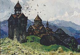 Маргарита Сюрина. Армения. Монастырь Ахпат , 1986 год