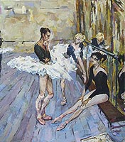 Margarita Siourina. At the Rehearsal of a Ballet, 1987