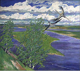 Т. Горелова. Мирное небо над Березиной. 2005