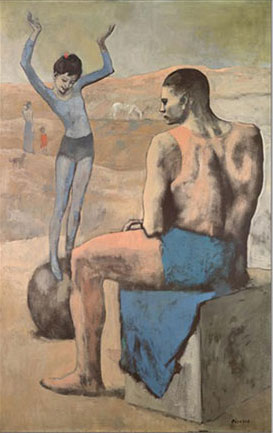 П. Пикассо. Девочка на шаре. 1905