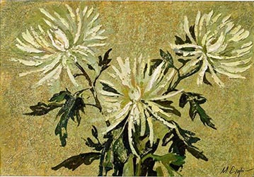 М. Сюрина. Три хризантемы. 2005